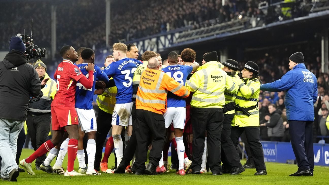 everton-liverpool-football-brawl