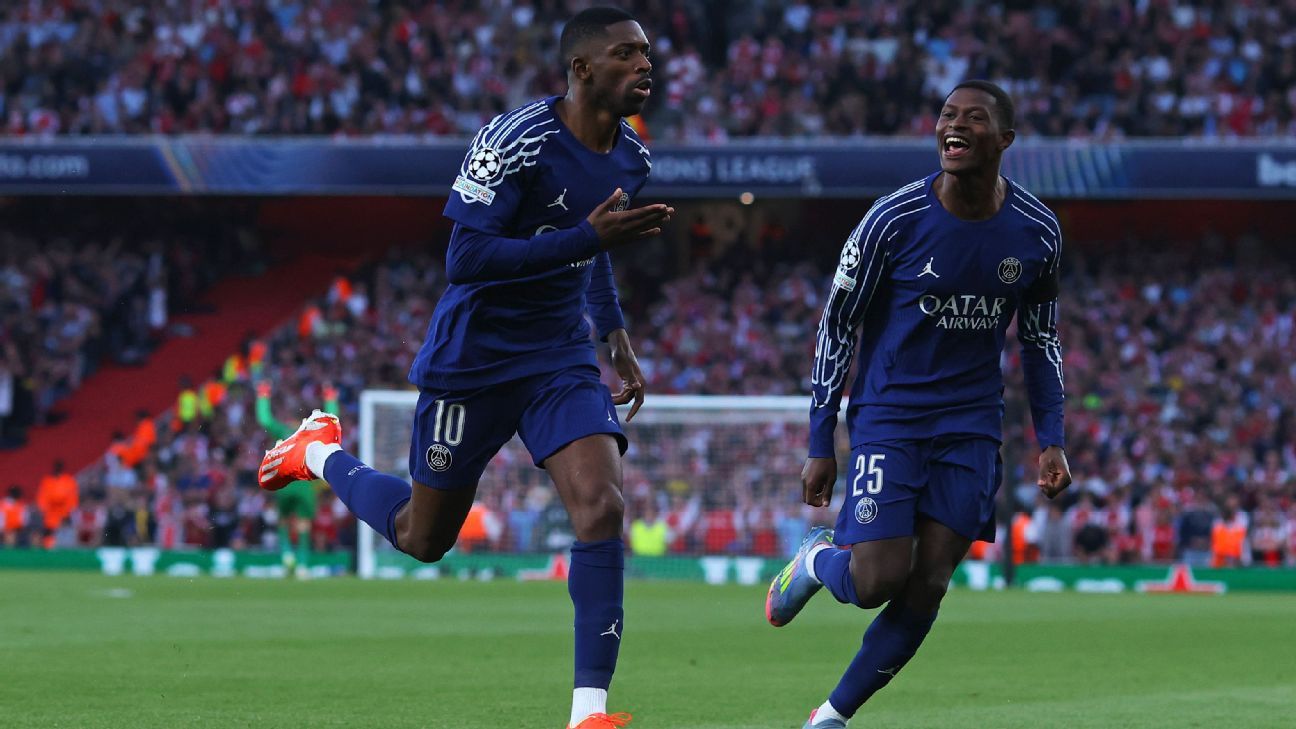 dembele-partey-psg-arsenal-showdown